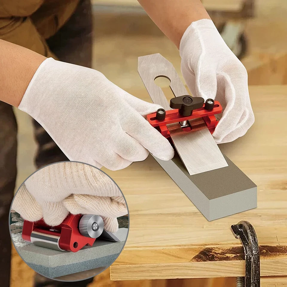 Edge Sharpening Jig Chisels Flat Chisel Tools Sharpening Guide Kit Non-Slip Jigs - Image 4 of 4