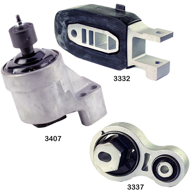 Engine Mounts Set of 3Pcs fits Ford Edge 1518 3.5L, Lincoln, MKX, MKZ