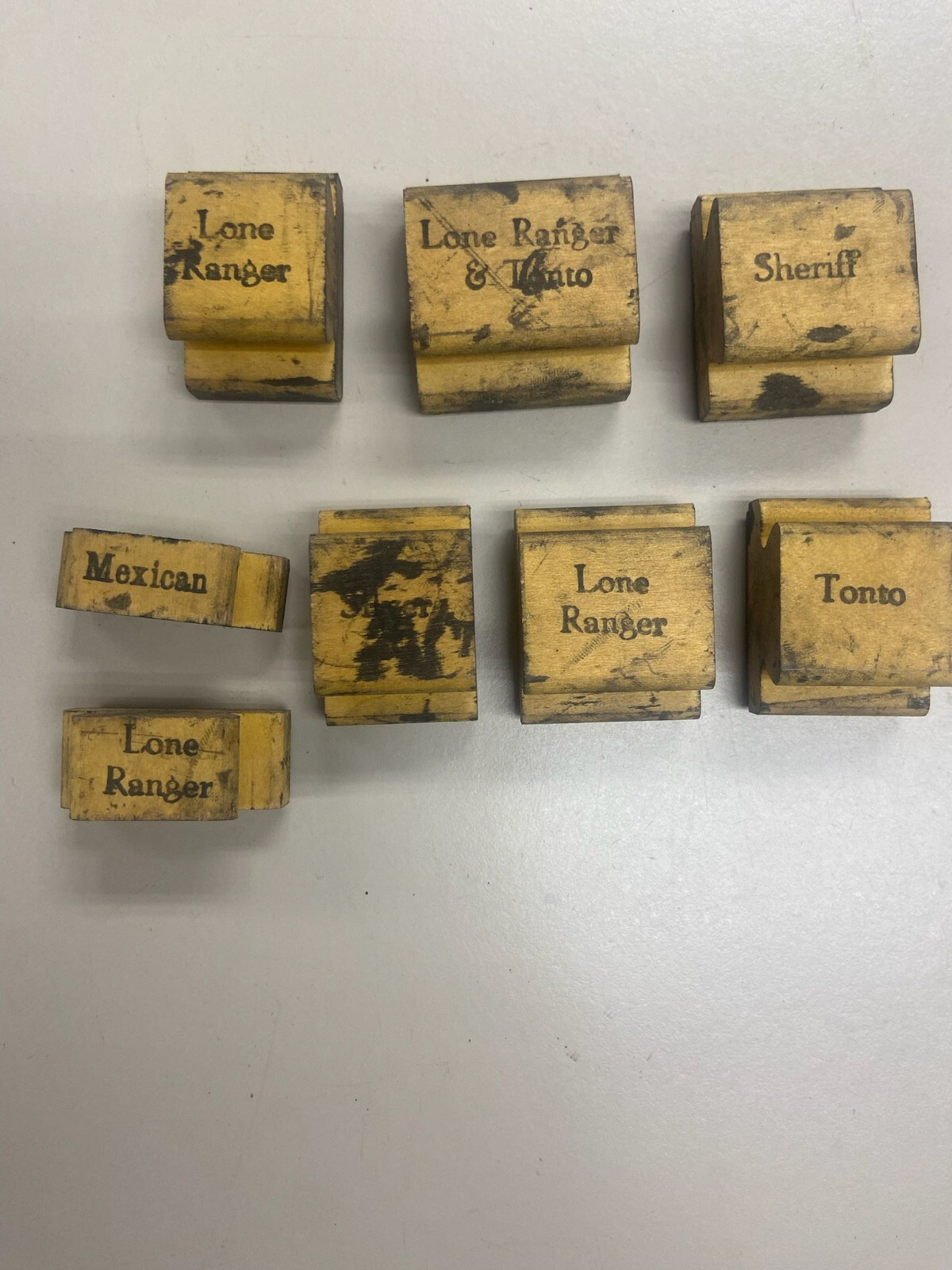 Lone Ranger Picture Printing Set with all original stamps Circa 1939