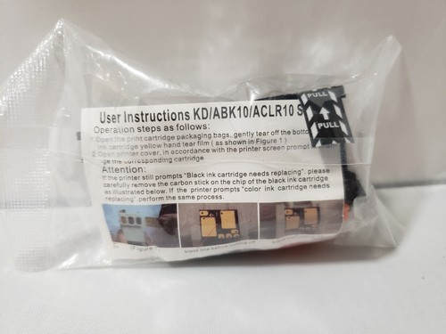 Cartuccia di inchiostro NERO 10XL KD/ABK10/ACLR10 serie SIGILLATA - Foto 3 di 5