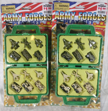 Vintage  Rare - 2 lot Army Forces Play Set Toy Major 4453