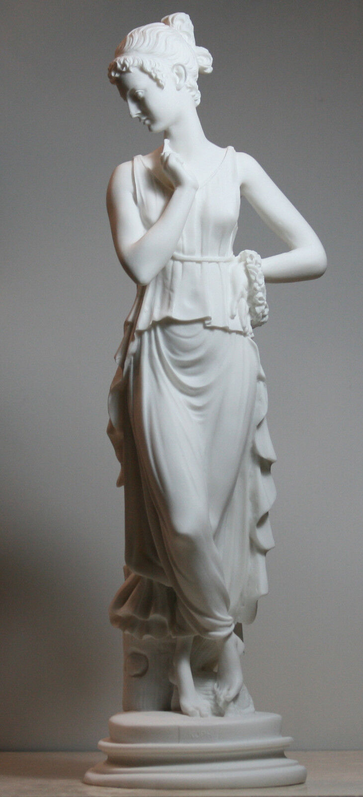 The Dancer Canova Museum Copy Female LARGE Cast Marble Sculpture Statue 16.5in Nowa klasyka