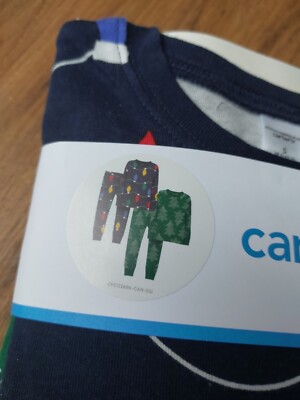 Carters 4-TEILIGES NACHTWÄSCHE Pyjama Set COSTCO 5 JAHRE ALT NEU MIT ETIKETT 