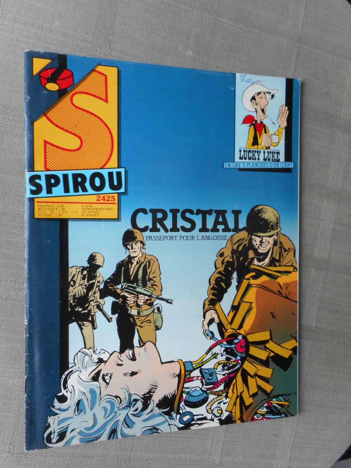 Spirou Weekly No. 2425 1984 Good Condition Complete