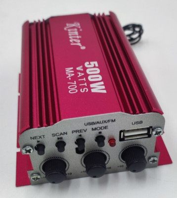 Audio Verstärker 2 Kanäle Stereo Eingang 500 W USB SD Card Reader  MA700 Kinter