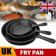 3X Cast Iron Skillet Set