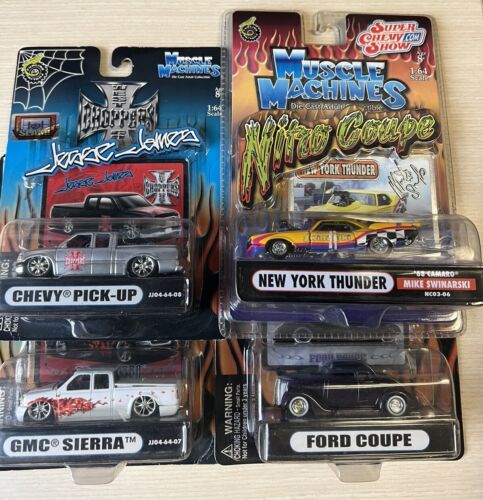 Muscle Machines Jesse James Nitro Coupe Mixed Lot of 4 - 第 1/5 張圖片