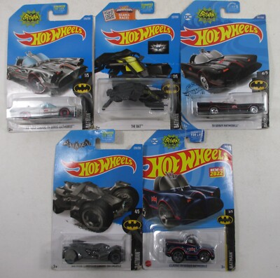 Lot De 4 Voitures Batman Hot Wheels - Série Classics - Neuves