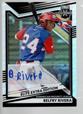2022 Elite Extra Edition Signatures #199 Belfry Rivera