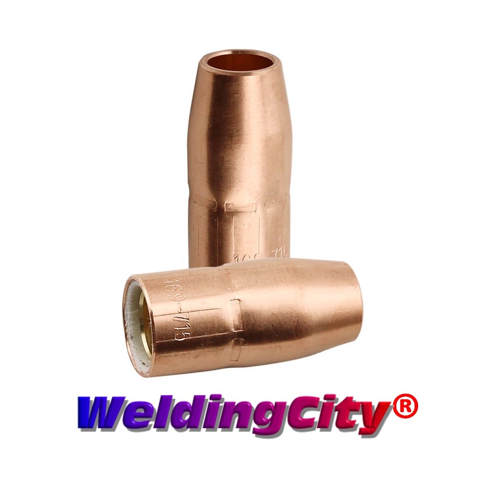 トップス OneOfAkinD Re:make set up WeldingCity® 2-pk MIG Welding Gun Nozzle 169715 1/2