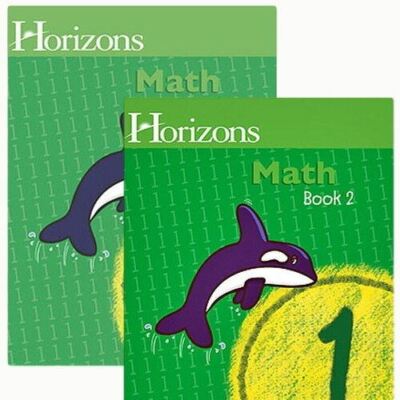 Horizons Math First Grade HORIZONS 1st Grade Math Student Books 1 & 2 Set | eBay