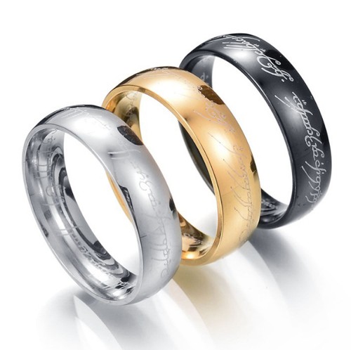 Anillos del Señor de los Anillos unisex en varios tamaños y varios tonos eBay