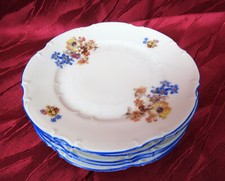 6 Frühstücksteller Kuchenteller Teller Unger & Schilde Roschütz