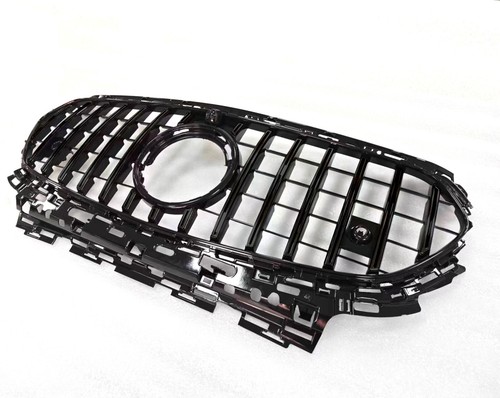 Grille noire brillante convient pour Mercedes Benz Classe E W214 modifier au vente en gros look GT avec trou