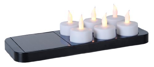 Teelichter Batterie Timer LED Teelichter Weiß 4 Stück - Flackernd Mit Timer Inkl. Batterien Led Teelichter Groß