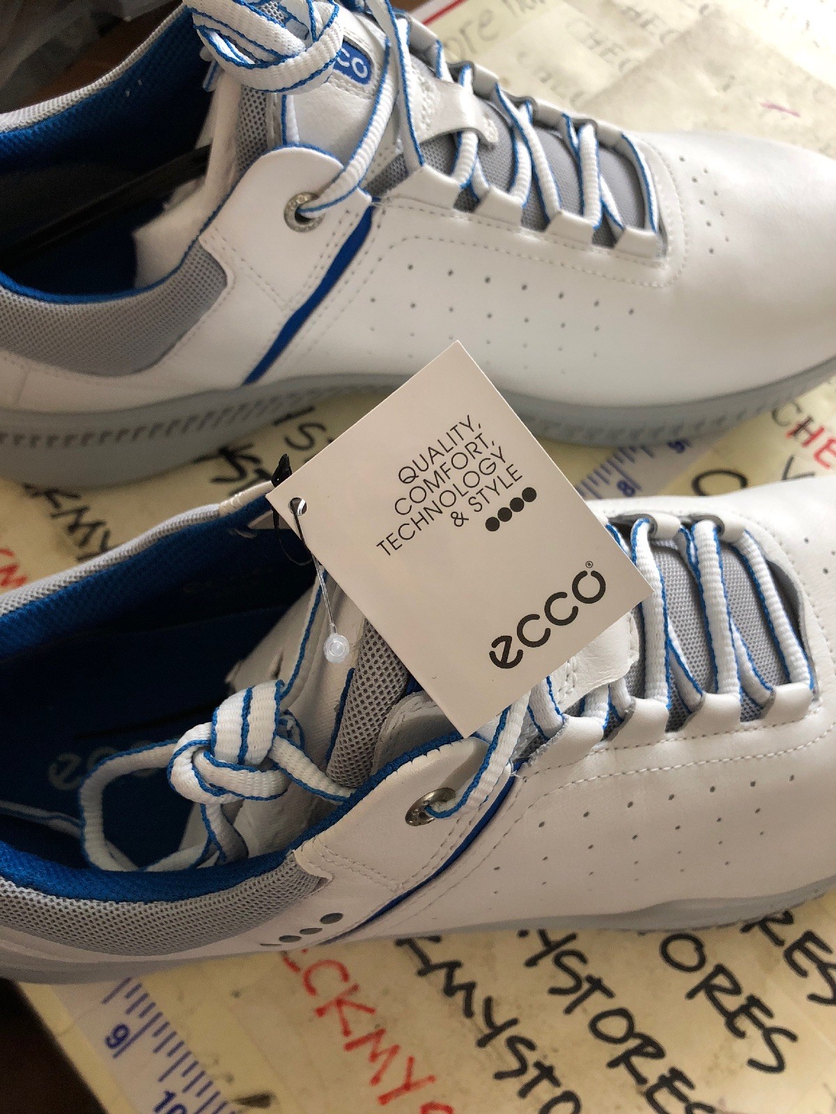 NEW ECCO 151114  S-DRIVE E1 Mens  Perforated Golf Shoe US12-12.5 /EU46
