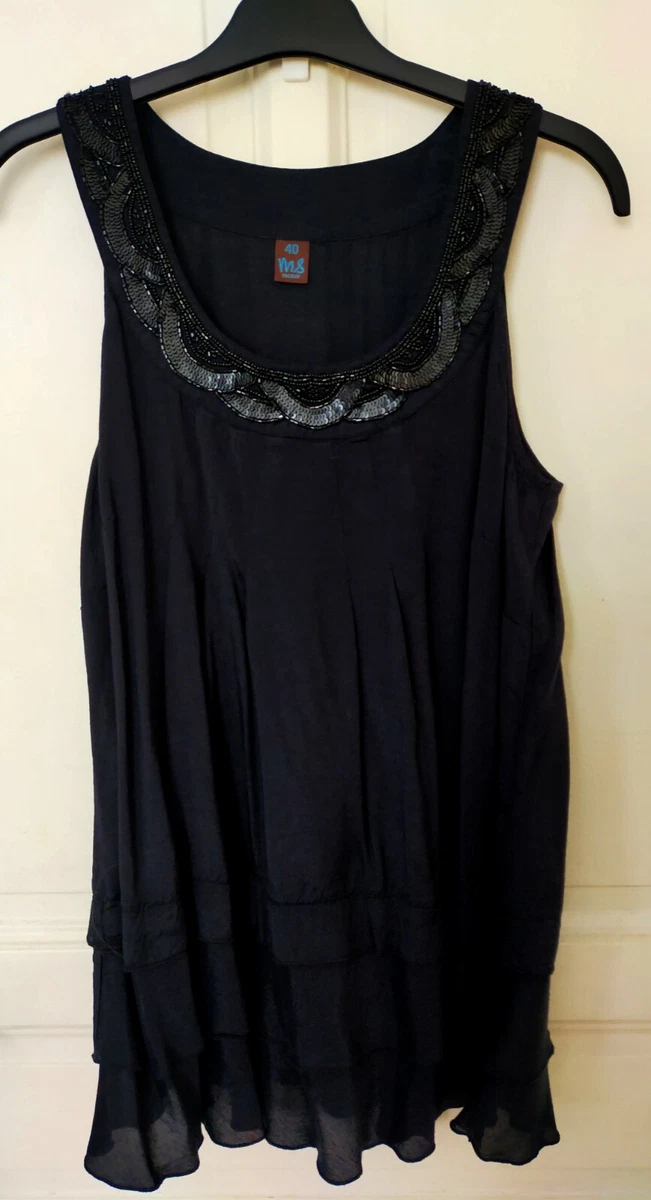 SUPERBE TUNIQUE NEUVE SANS MANCHES TAILLE 40 MARQUE