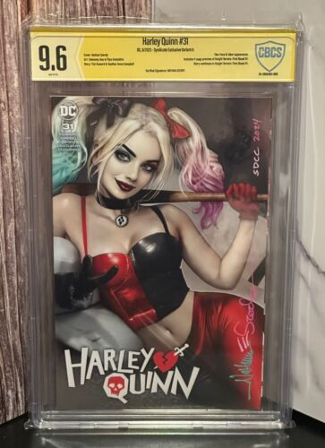 Harley Quinn #31 Nathan Szerdy Signed Trade Variant Syndicate Edition C CBCS 9.6