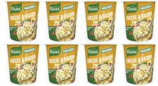 8 KNORR CHEESE & BACON Flavor Noodle Buckets Instant Quick Prep Meal 71g 2.5oz