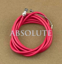HOT PINK BRAKE CABLE KIT HOUSING BUTTON FIXIE BICYCLE BMX MTB CRUISER BIKE BRAKE