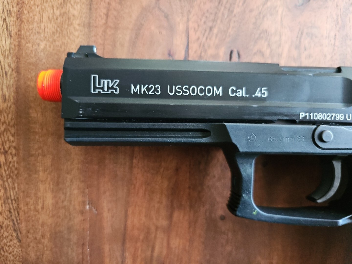 Heckler & Kock HK MK23 .45 Semi Auto Propane Green Gas Airsoft