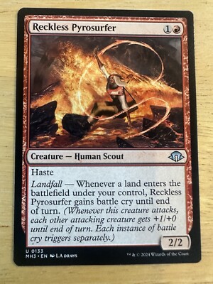 Reckless Pyrosurfer (133) Modern Horizons 3 MH3 MTG Magic