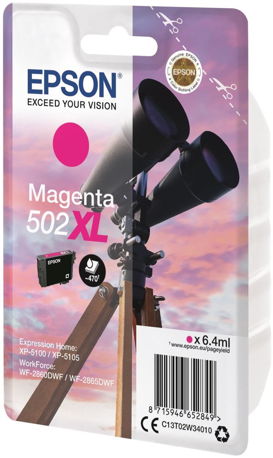502xl 6.4ml 470 pagine magenta - Immagine 3