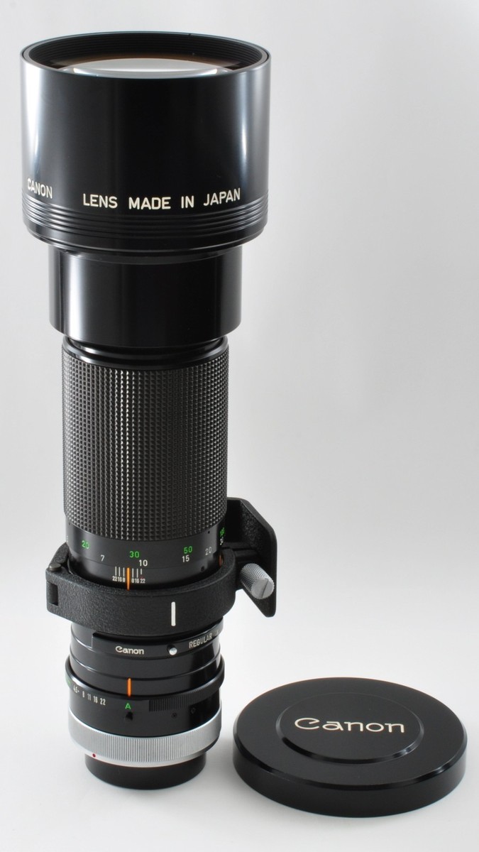 CANON キャノン FD 400mm F4.5 S.S.C. Canon FD 400mm F/4.5 S.S.C. | LENS-DB.COM