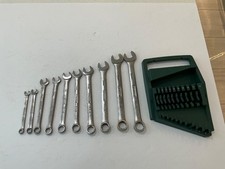 USA 10-piece Metric Combination Wrench Set  W/ Case Allen Brand : 7mm-18mm