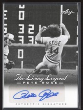 2012 LEAF PETE ROSE THE LIVING LEGEND AUTO AU-25