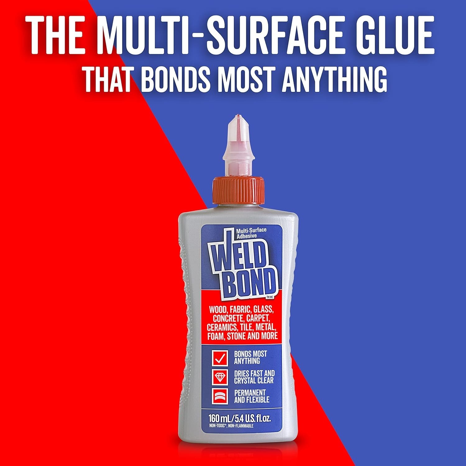 Powerful 5.4 oz Non-Toxic Glue - Ideal for Wood, Glass, and Ceramic Projects!