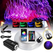 500Pcs Home Car Headliner Star Light Roof Twinkle Ceiling Lights Fiber Optic