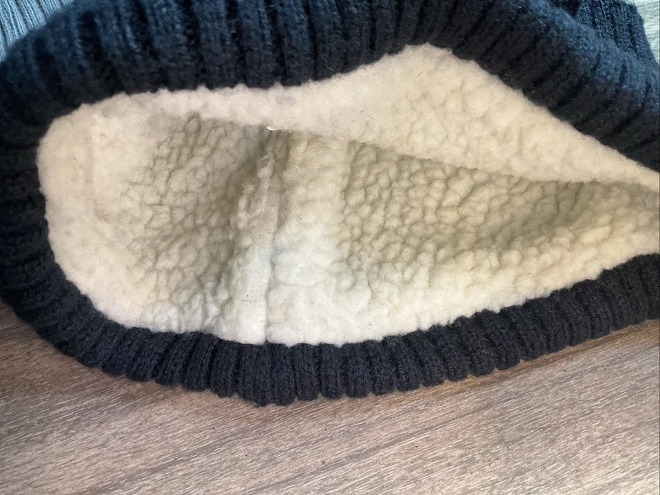 4 sombreros de puño de invierno con licencia CYRK Caterpillar CAT gorra negra, sombrero de puño forrado cálido Foto 4 de 4