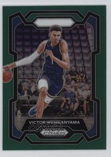 2024-25 Panini Prizm Draft Picks Green Prizm Victor Wembanyama #99 0e3x