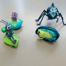 Lot of 4 McDonalds Disney Pixar A Bug's Life Toy Figures Toys 1998 90s