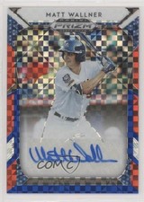 2019 Panini Prizm Draft Picks Red White & Blue 3/99 Matt Wallner #69 Auto j6a