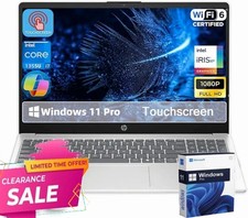 2025 HP 15.6" Touch Laptop,10-Core i7-1355U 5GHZ UpTo 64GB RAM 2TB SSD+Win11Pro