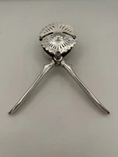 Antique Silver Plated Citrus Hand Press or Lemon Squeezer, 1920's