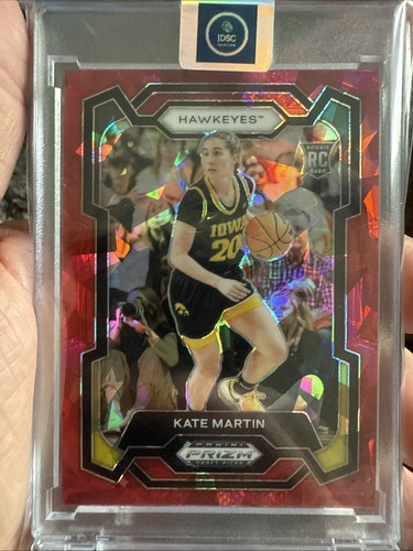 2024 Panini Prizm Draft Picks - Kate Martin #62 Red Ice Prizm (RC) - Foto 2 di 6