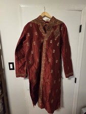 Men Indian Wear Kurta Desi Festive Wear Cotton Kurta Traditional Dress Size 42