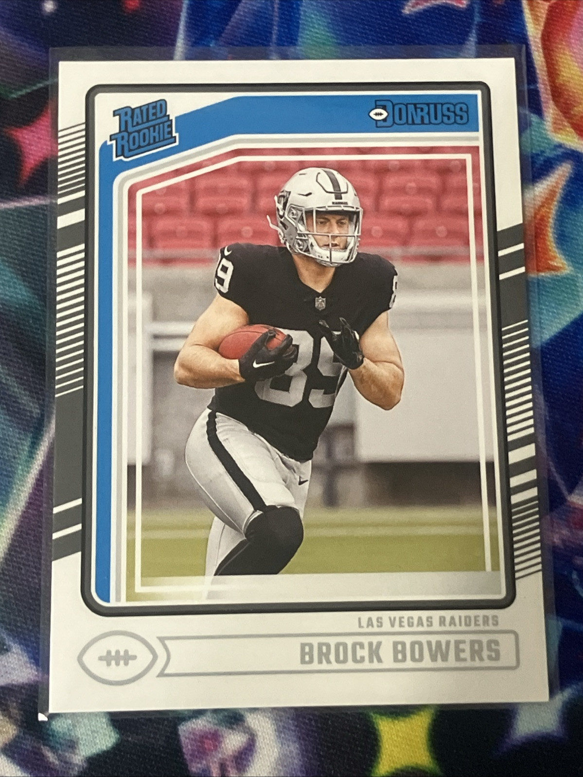 2024-25 Panini Donruss #394 Brock Bowers Rated Rookie Las Vegas Raiders RC