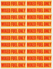 20PCS Mixed Fuel Only Decal Stickers Vinyl Labels- Mixed Fuel Only Stickers