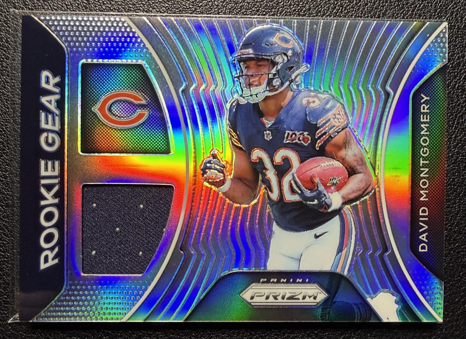2019 Panini Prizm Silver #RG-DM David Montgomery Rookie Gear