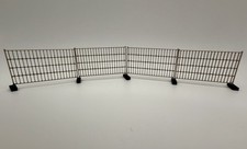 1:87 H0 Bauzaun Silber  Set 10-50Stk Zaun Mod...
