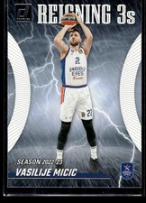 2023-24 Donruss EuroLeague #3 Vasilije Micic Reigning 3s
