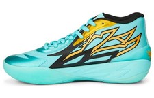 PUMA LaMelo Ball MB.02 Honeycomb 377590-01 Aqua Basketball Shoes Green Sneakers