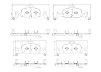 Brembo Bremsbelagsatz BremsklöTze FüR Audi A4 Avant 8W5 B9 8WD Q5 FYB