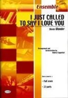 Stevie Wonder | I Just Called To Say I Love You | Taschenbuch | Edition Carisch