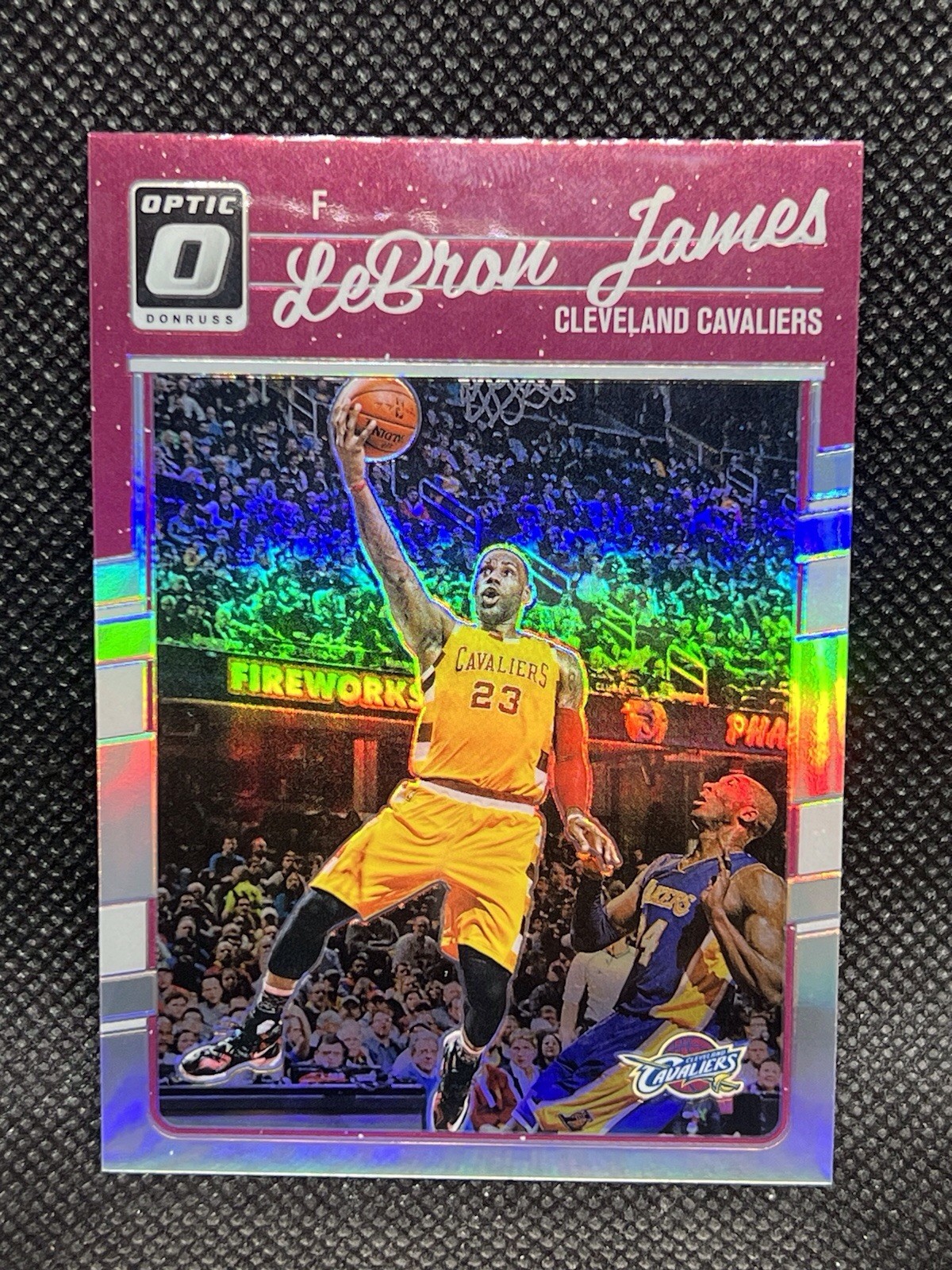 2016 Panini Donruss Optic Holo LeBron James #15 w/Kobe Bryant!!