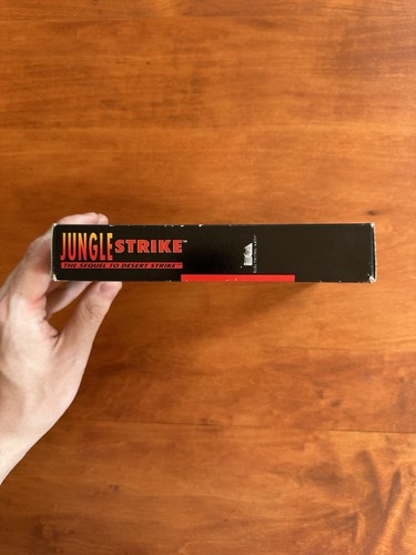 Jungle Strike (SNES) Super Nintendo CIB Komplett Box 1993 1st Print Color RAR - Bild 11 von 17